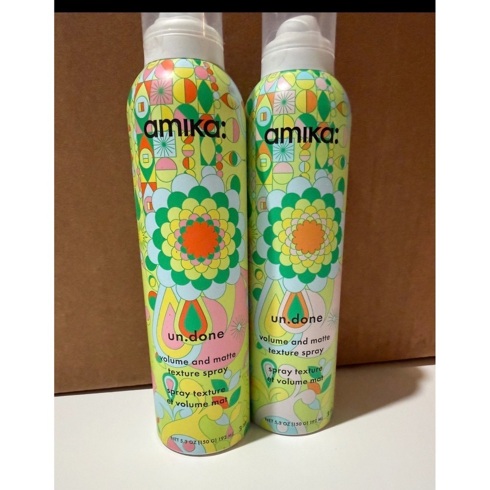 Amika Un.Done Volume and Matte Texture Spray Lot of 2 New hair care undone‎